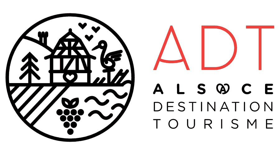 adt alsace destination tourisme logo vector
